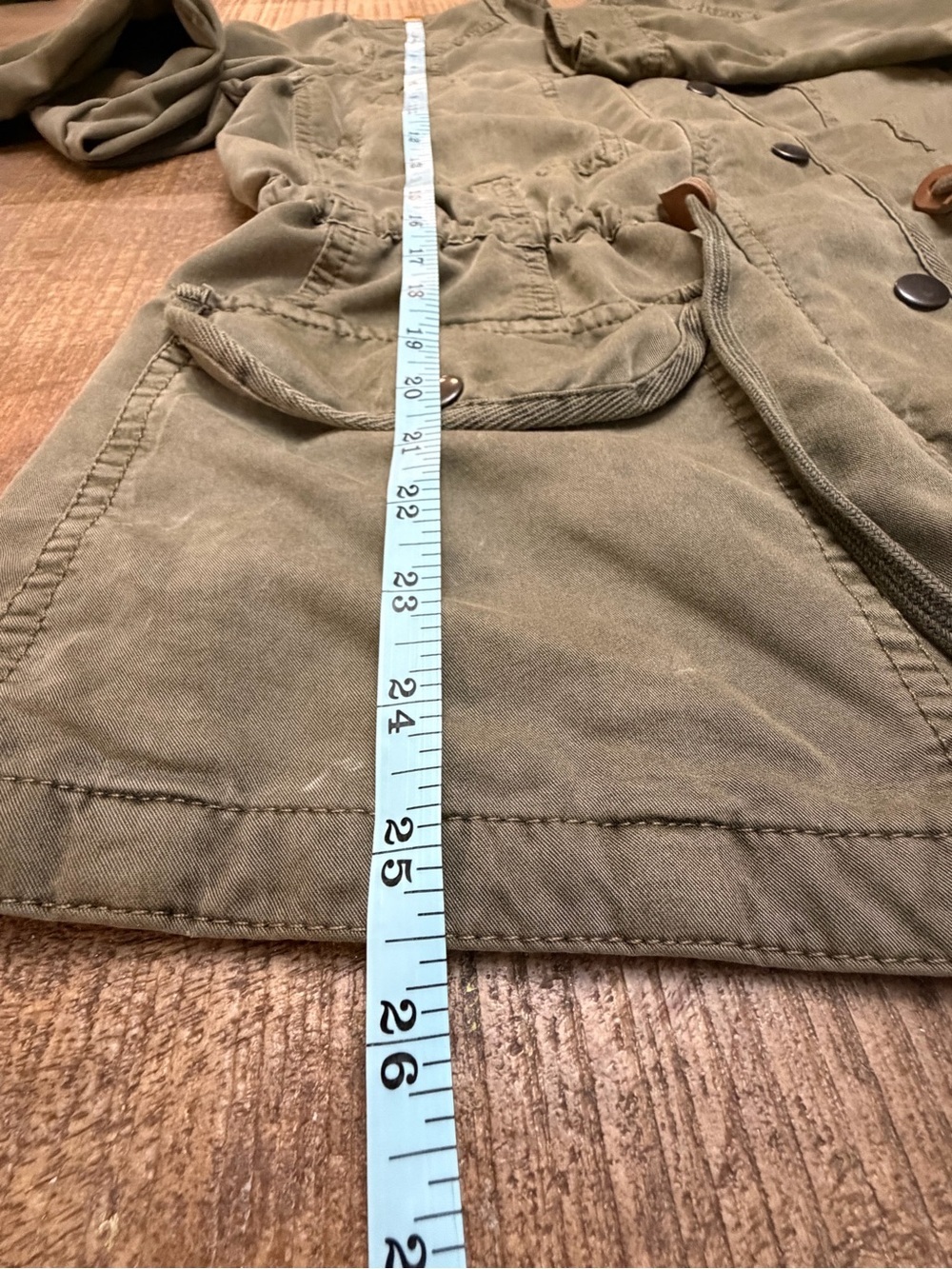 hinge Olive Utility Button-Front Jacket - Picture 5 of 5